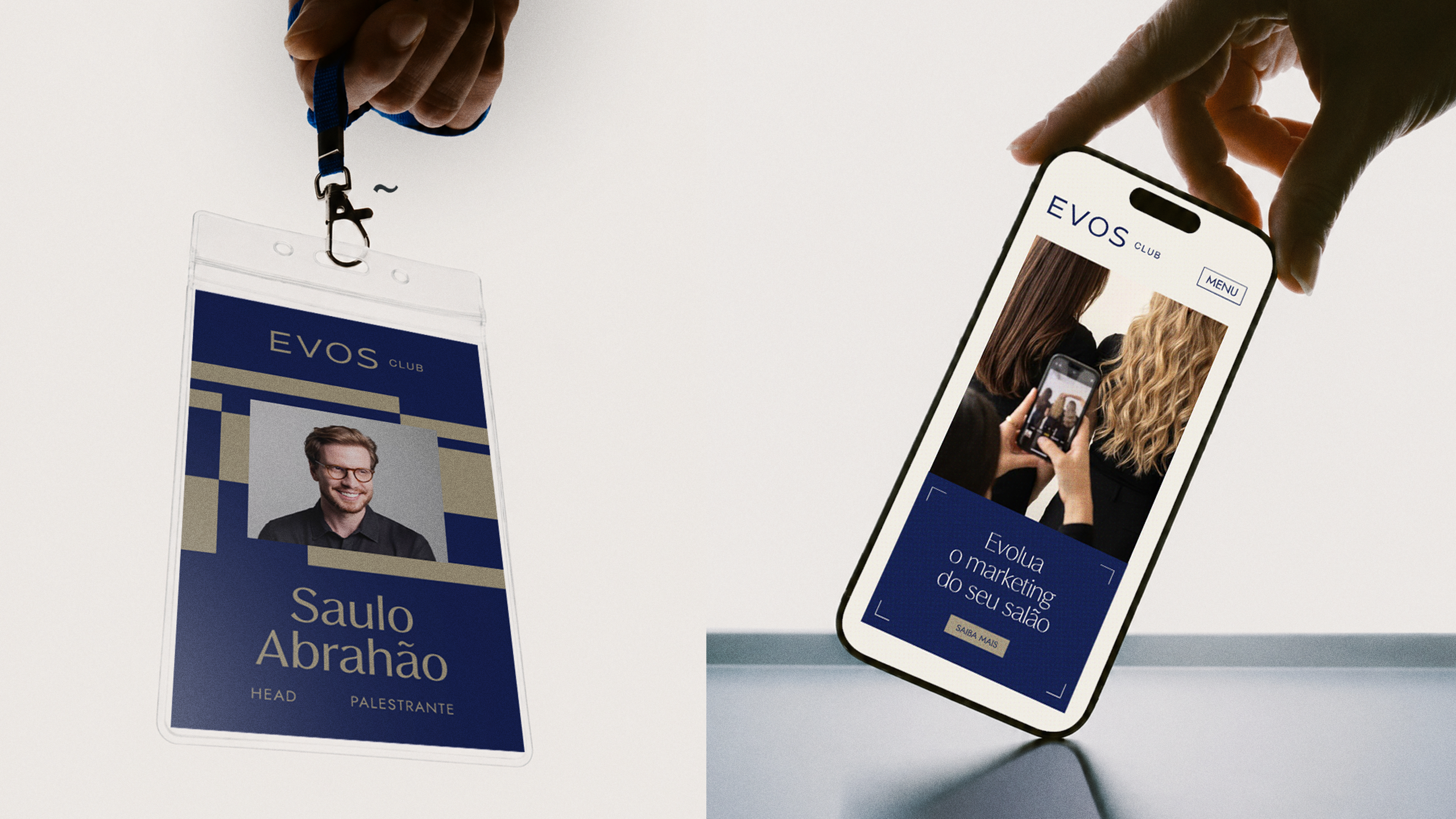 EVOS Club — crachá e site mobile